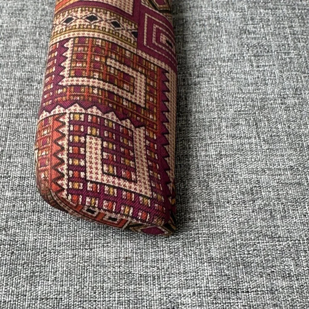 Mid Century Mod Eyeglass Case From England Geometric Retro True Vintage